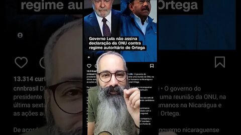 Governo Lula, não assina declaração da ONU #shorts #governolula #governo #onu #danielortega