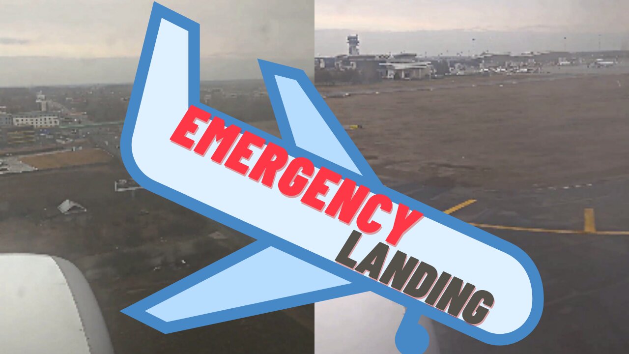 Emergency landing at Otopeni Airport. Fire alarm on a 151-passenger airplane