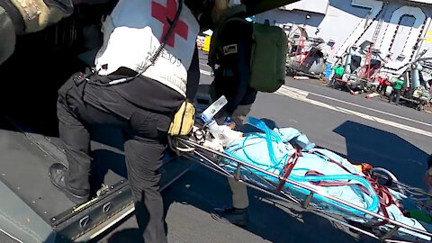 USS Carl Vinson (CVN 70) Conducts Medevac