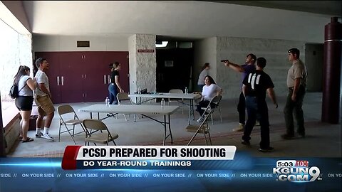 PCSD: Prepared for active shooter situation at moments notice