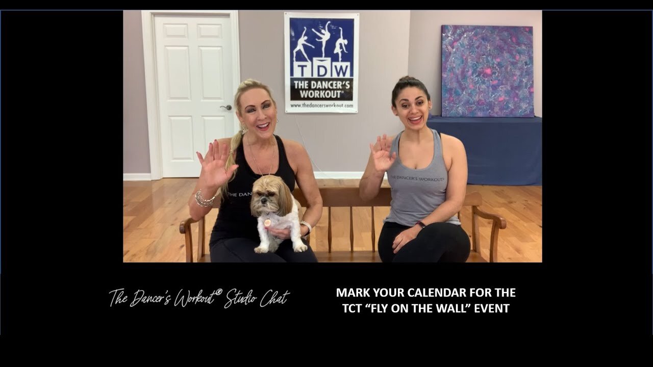 MARK YOUR CALENDAR FOR THE TCT “FLY ON THE WALL” EVENT - TDW Studio Chat 106 with Jules and Sara