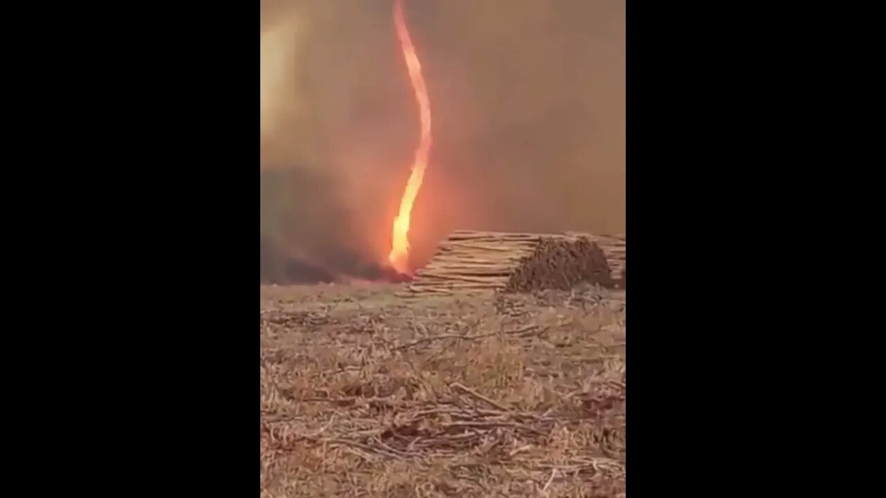 Remolino de Fuego en Río Negro (Uruguay)