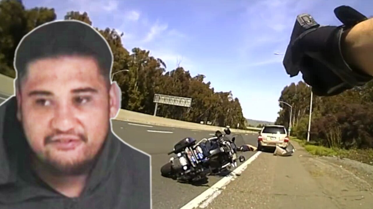 Body Cam: Motorcycle Officer Involved in Fatal Shooting of Murder Suspect Fremont PD March 24-2021