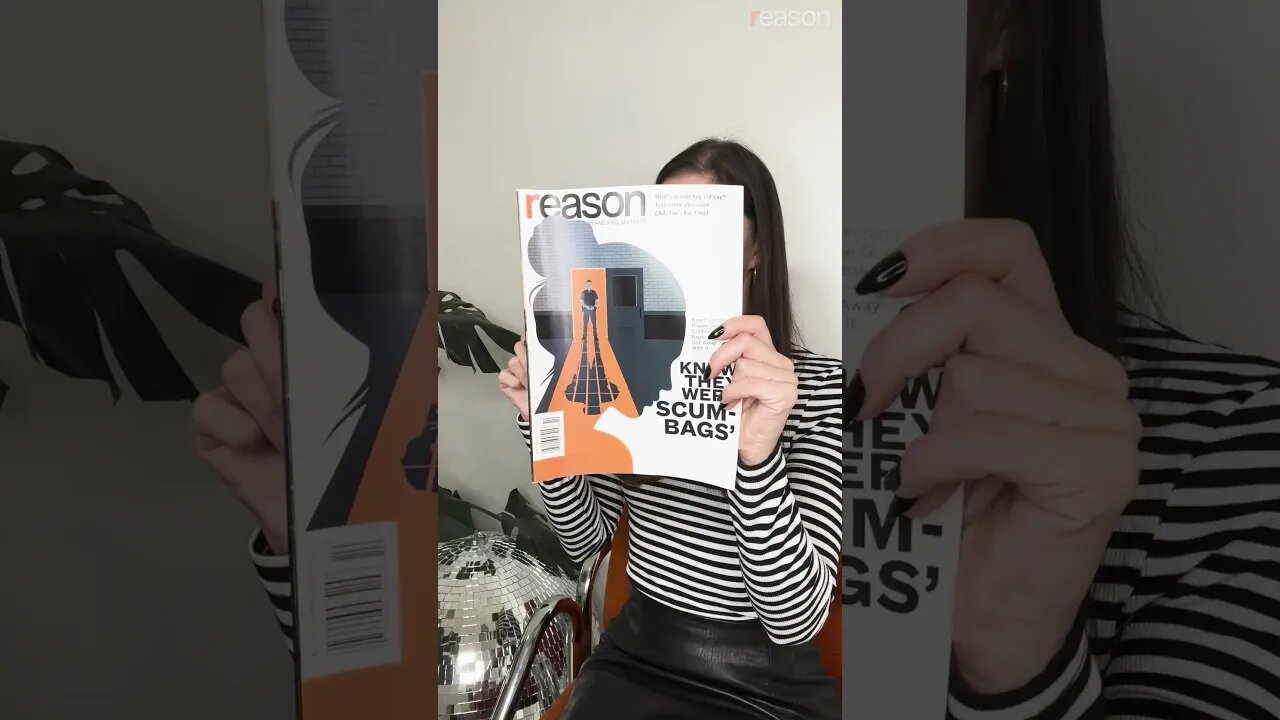Why was this magazine banned in prison?