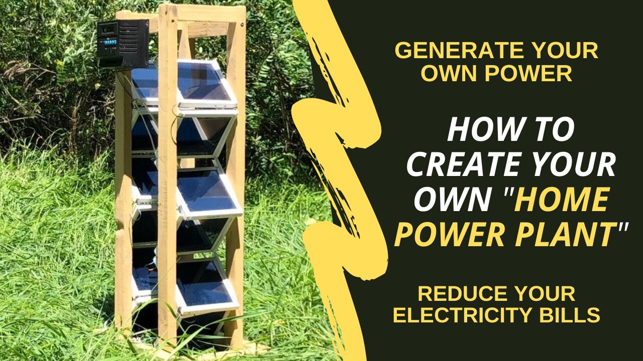 Reduce Your Electricity Bills | solar power diy | Backyard Revolution | 3d solar panels