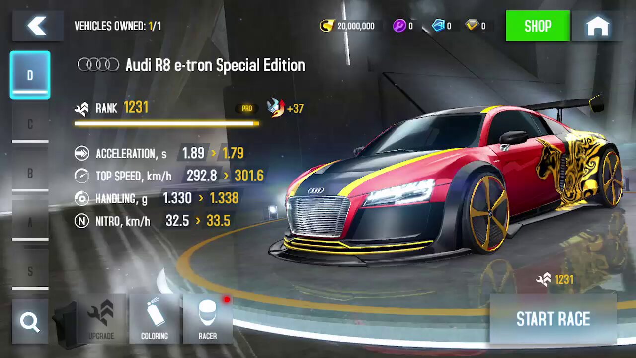 Audi R8 e-tron Special Edition | Season 9: BEYOND | Asphalt 8: Airborne