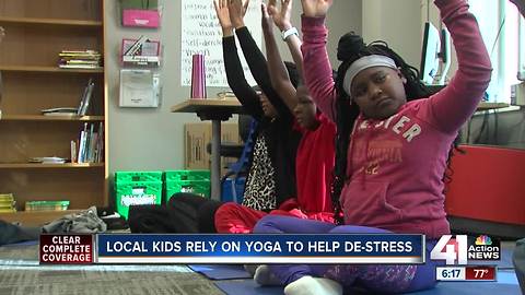 'Superhero Yoga' helping students at KC school