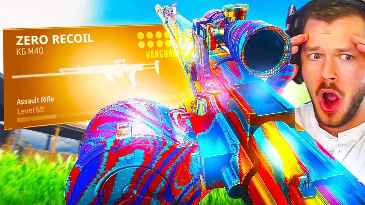 the *NEW* ZERO RECOIL META ASSAULT RIFLE in WARZONE!! (Best KG M40 Loadout)