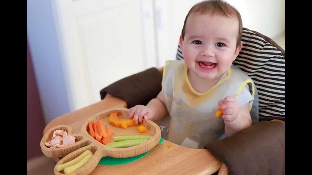 A Baby Wanting To Eat More