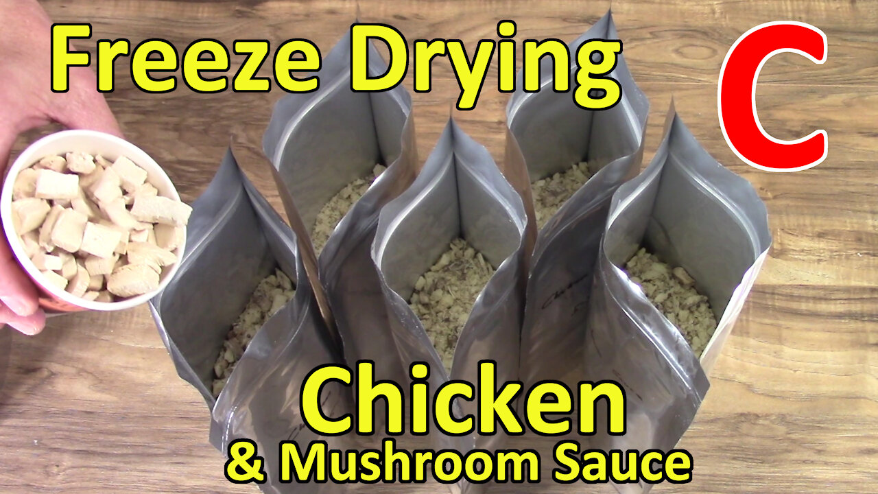 Freeze Drying Chicken and Mushroom Sauce