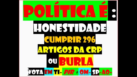 CORRUPTO E HONESTO SÓ NA CABEÇA PENSADORA DE DIRIGENTE politics-political