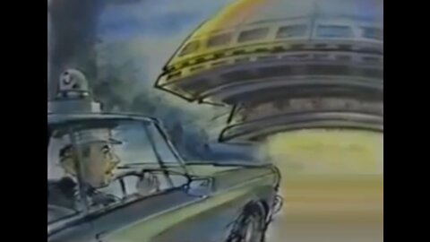 Alan Godfrey UFO Witness on BBC Breakfast Time TV Show 1980s