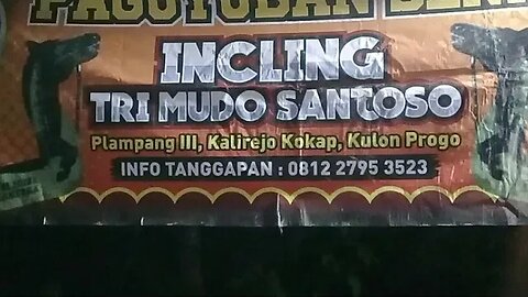 Live Malam Incling Tri Mudo Santoso