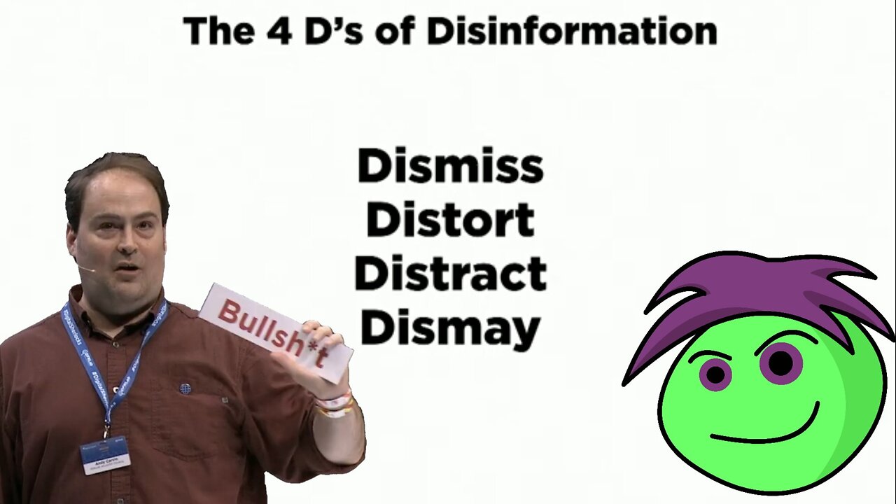 THE 4 D's OF DISINFORMATION - CENSORSHIP MSM ATTACK DOG TRAINING