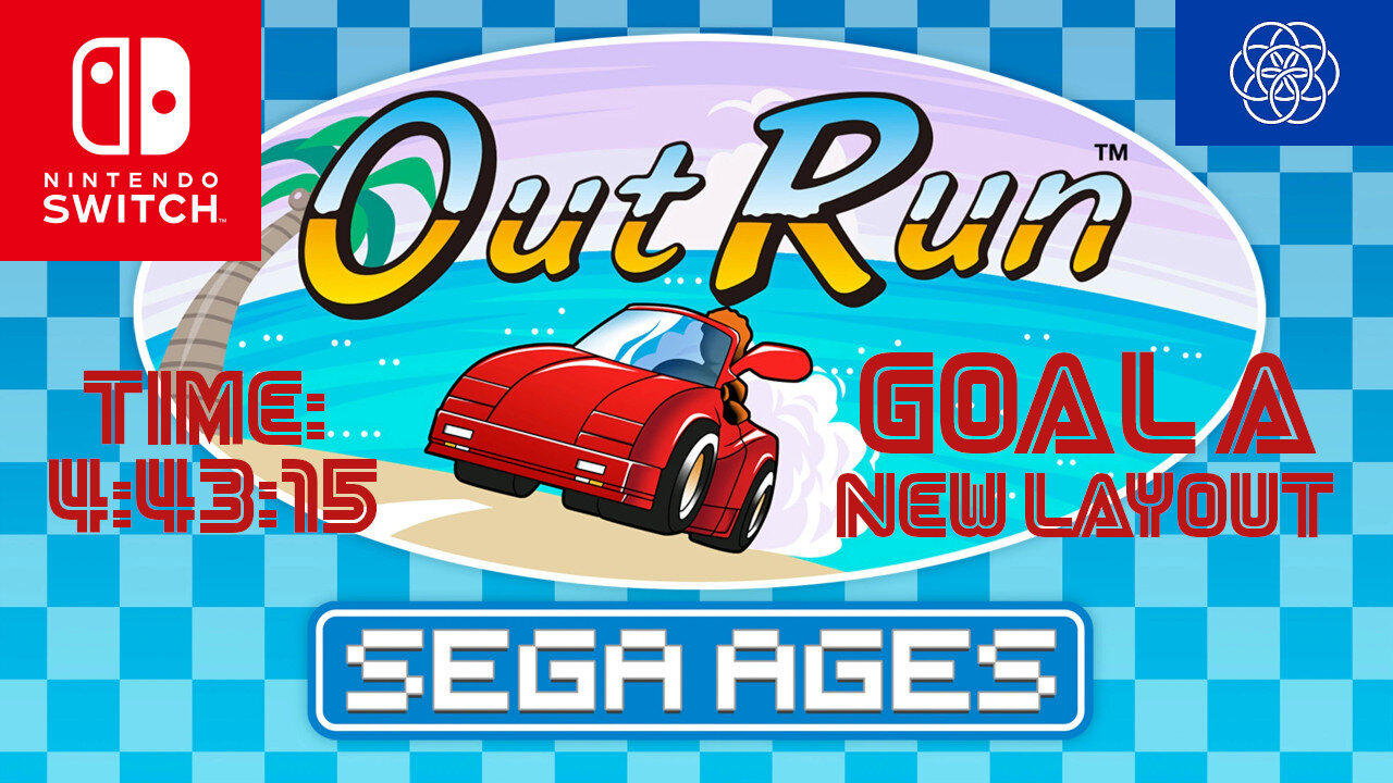 OutRun SEGA Ages [Switch] Goal A (New layout) [4'43"15] 2nd place🥈 PB