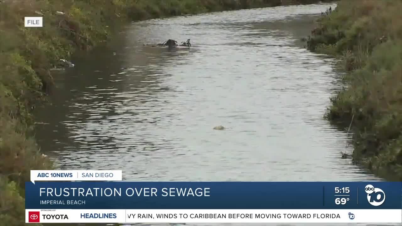 Frustration over Tijuana River sewage threatening South Bay's coast