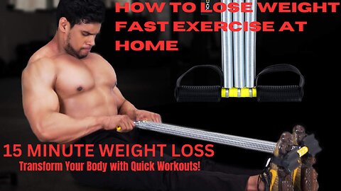 How to Lose Weight Fast Exercise at Home in 1 Week