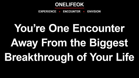 You’re One Encounter Away From the Biggest Breakthrough of Your Life - Sun 6/30/24