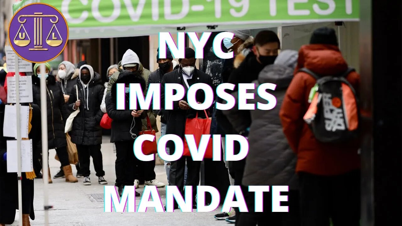 NYC imposes COVID mandate on ALL businesses