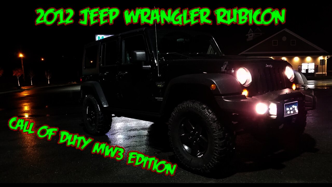 2012 Wrangler Rubicon Call of Duty MW3, Used review options and walk around and drive