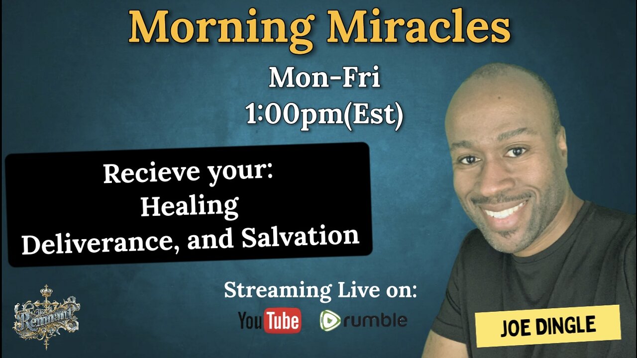 "Morning Miracles" (Traditions block the Word of God)