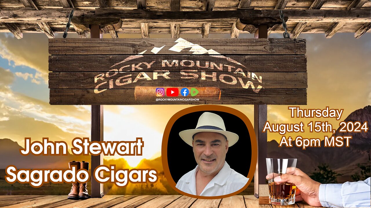 Episode 134: John Stewart, owner Sagrado Cigars, mid year catch up.