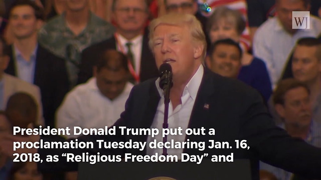President Trump Issues a Proclamation That Proves He Knows Where Freedom Comes From