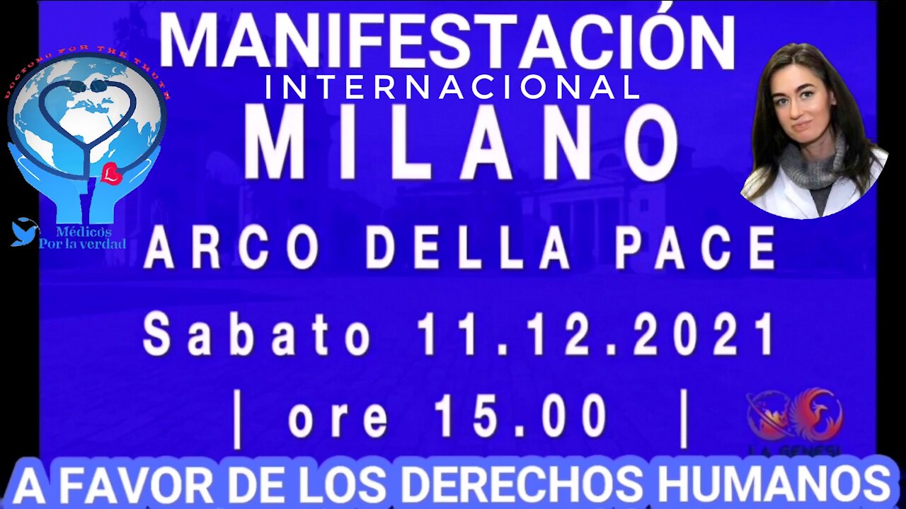 MILÁN MANIFESTACIÓN INTERNACIONAL PRO DERECHOS HUMANOS