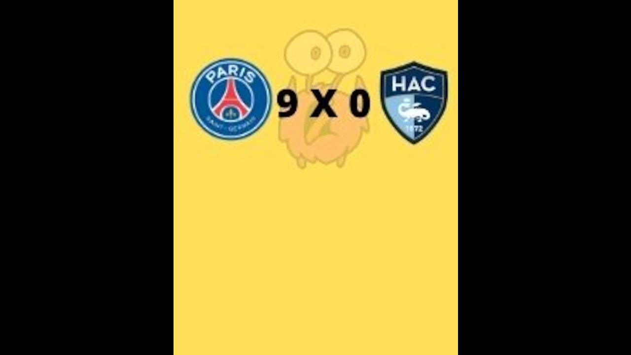 What a humiliating beating!!!! Paris Saint-Germain massacred Le Havre