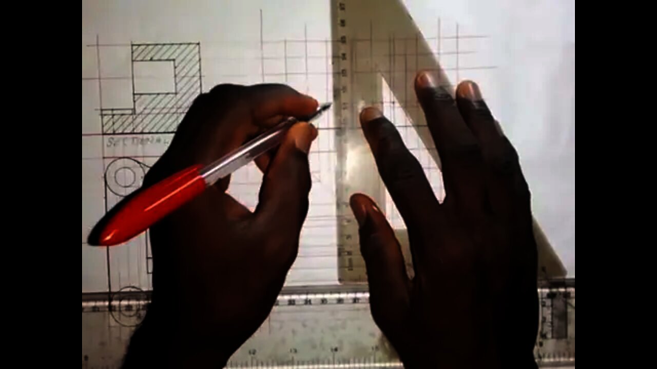 Machine Drawing 1: End View