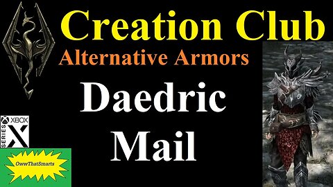 Skyrim (mods) - Creation Club: Daedric Mail
