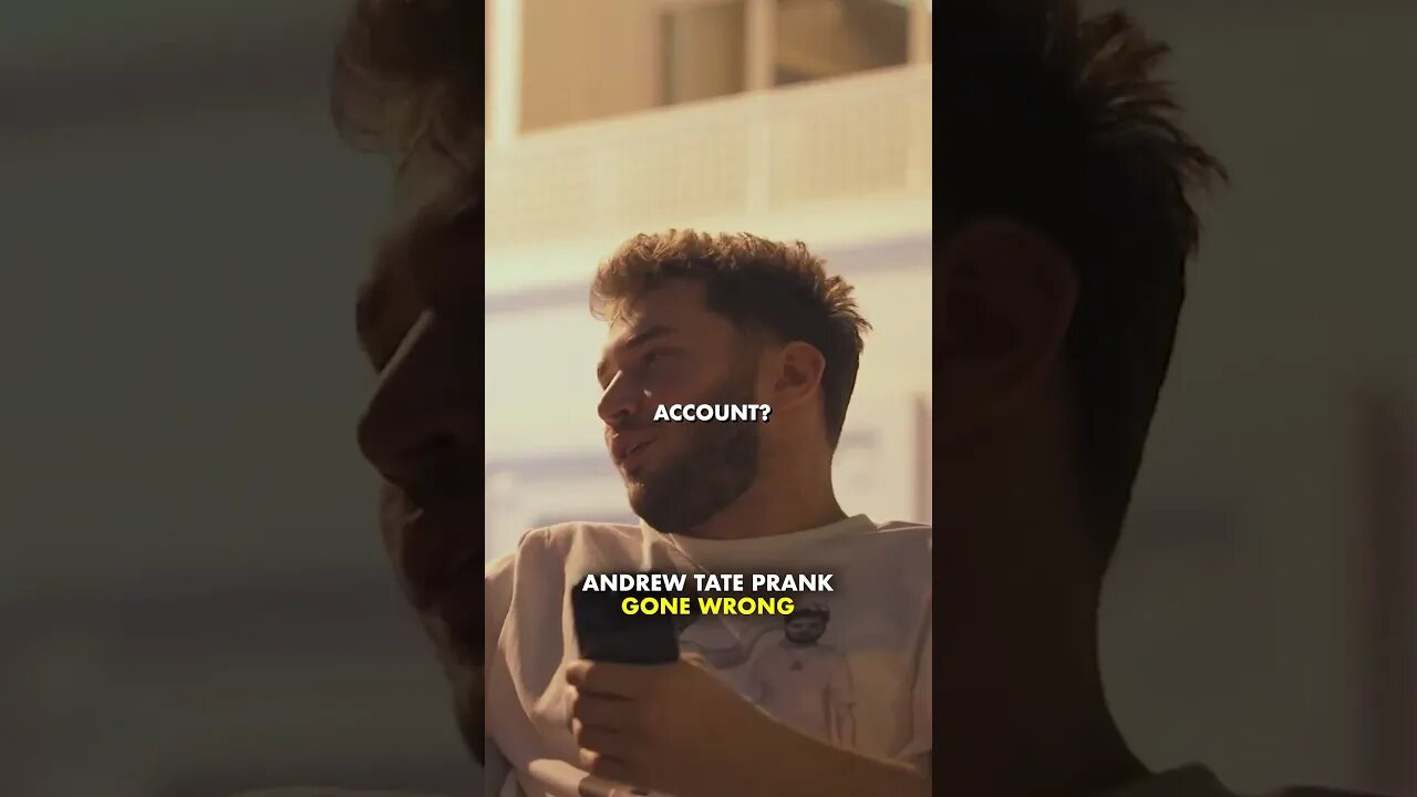 ANDREW TATE PRANK GONE WRONG