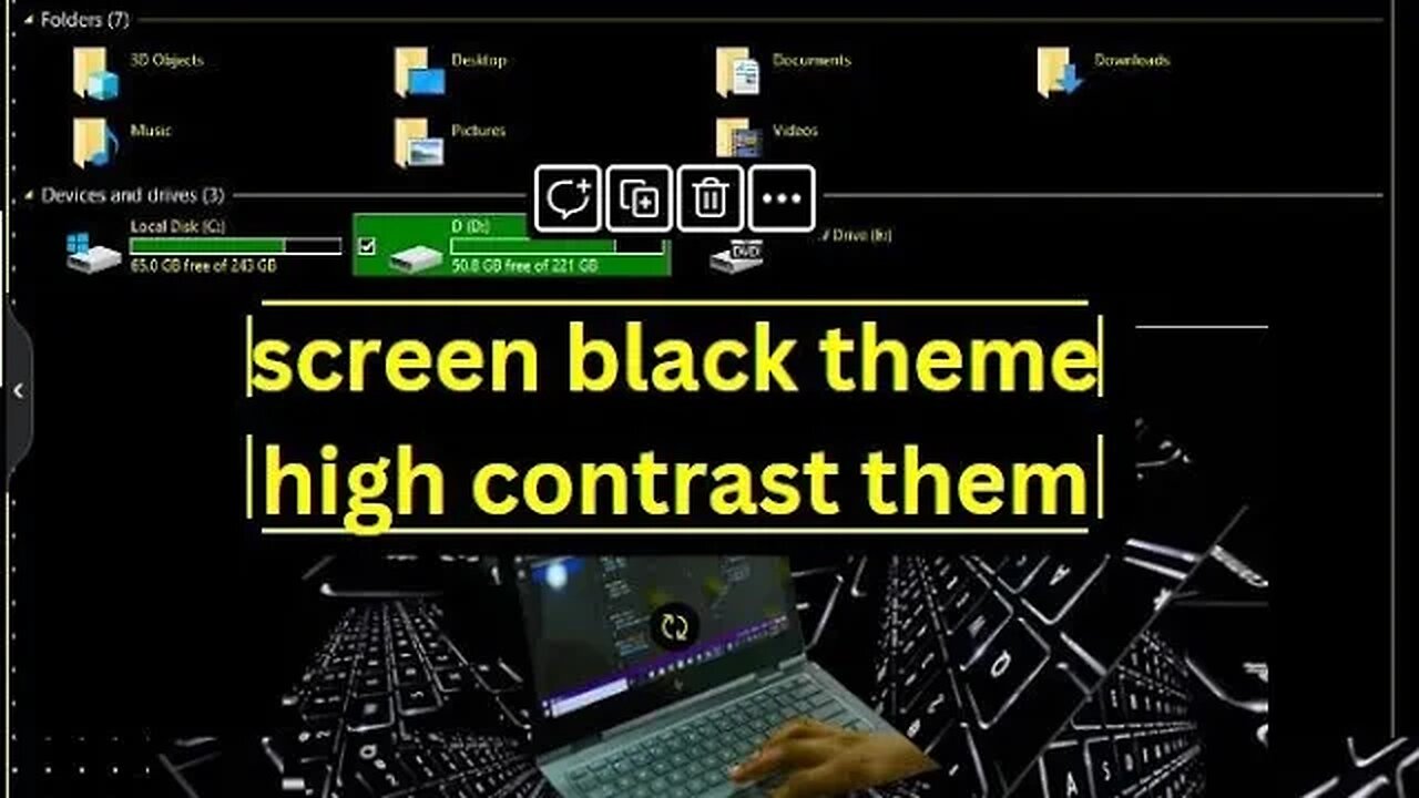 computer screen theme black problem | how to change computer screen from them black