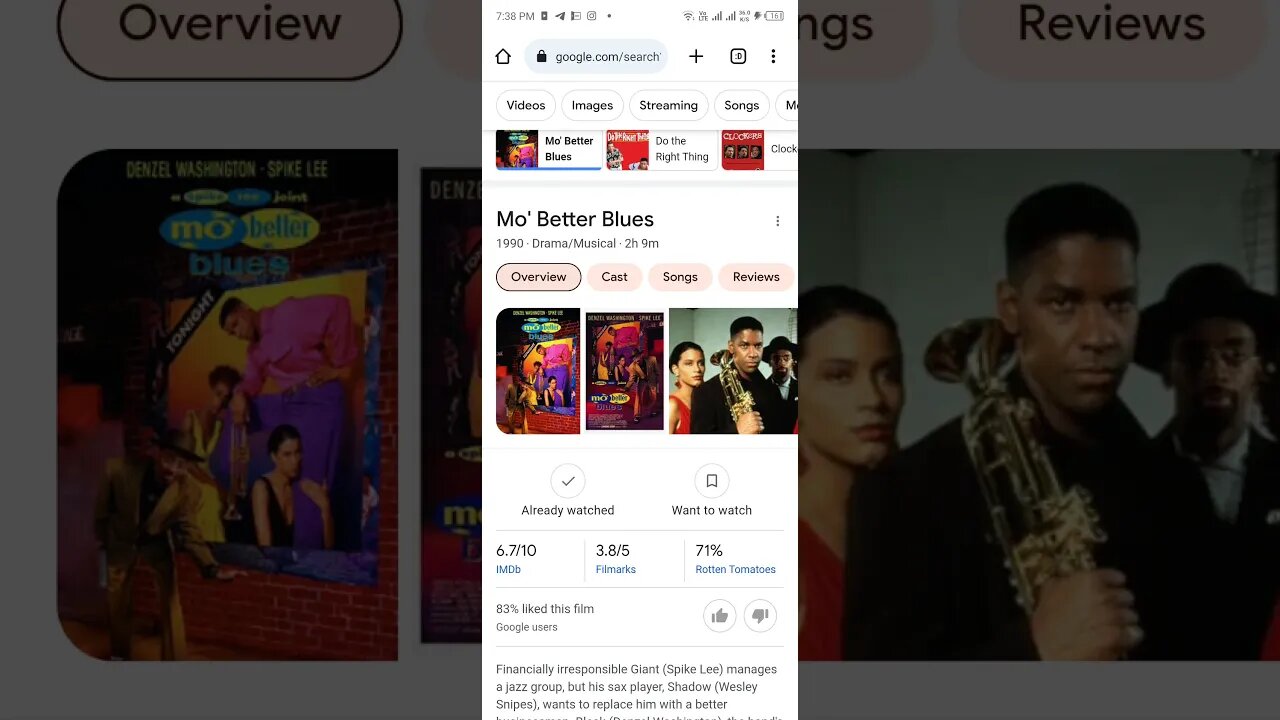 Mo' Better Blues1990 ‧ Drama/Musical ‧ 2h 9m