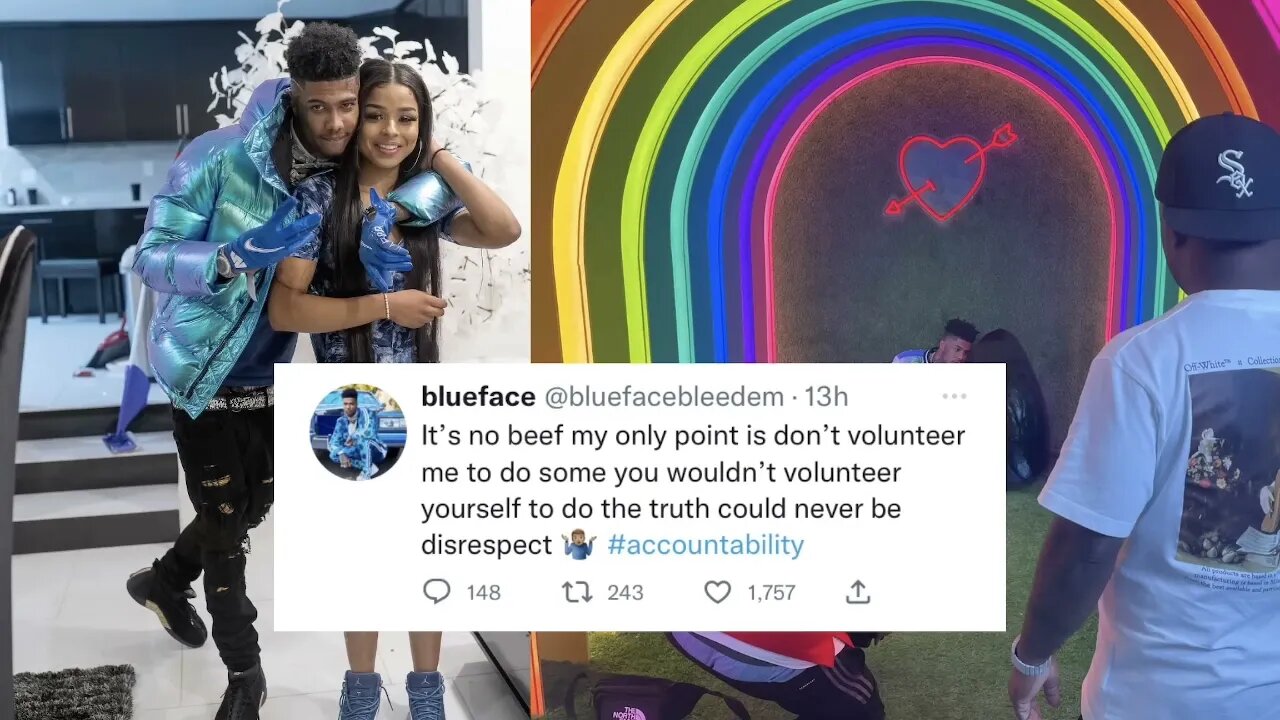 chrisean rock and blueface breaks up after she pit him against his family