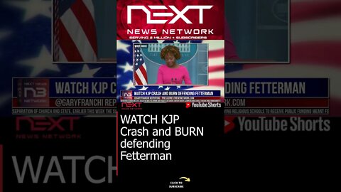 WATCH KJP Crash and BURN defending Fetterman #shorts
