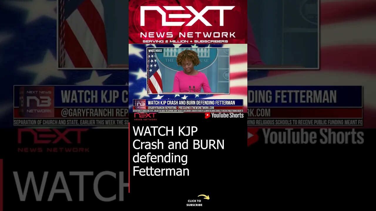 WATCH KJP Crash and BURN defending Fetterman #shorts