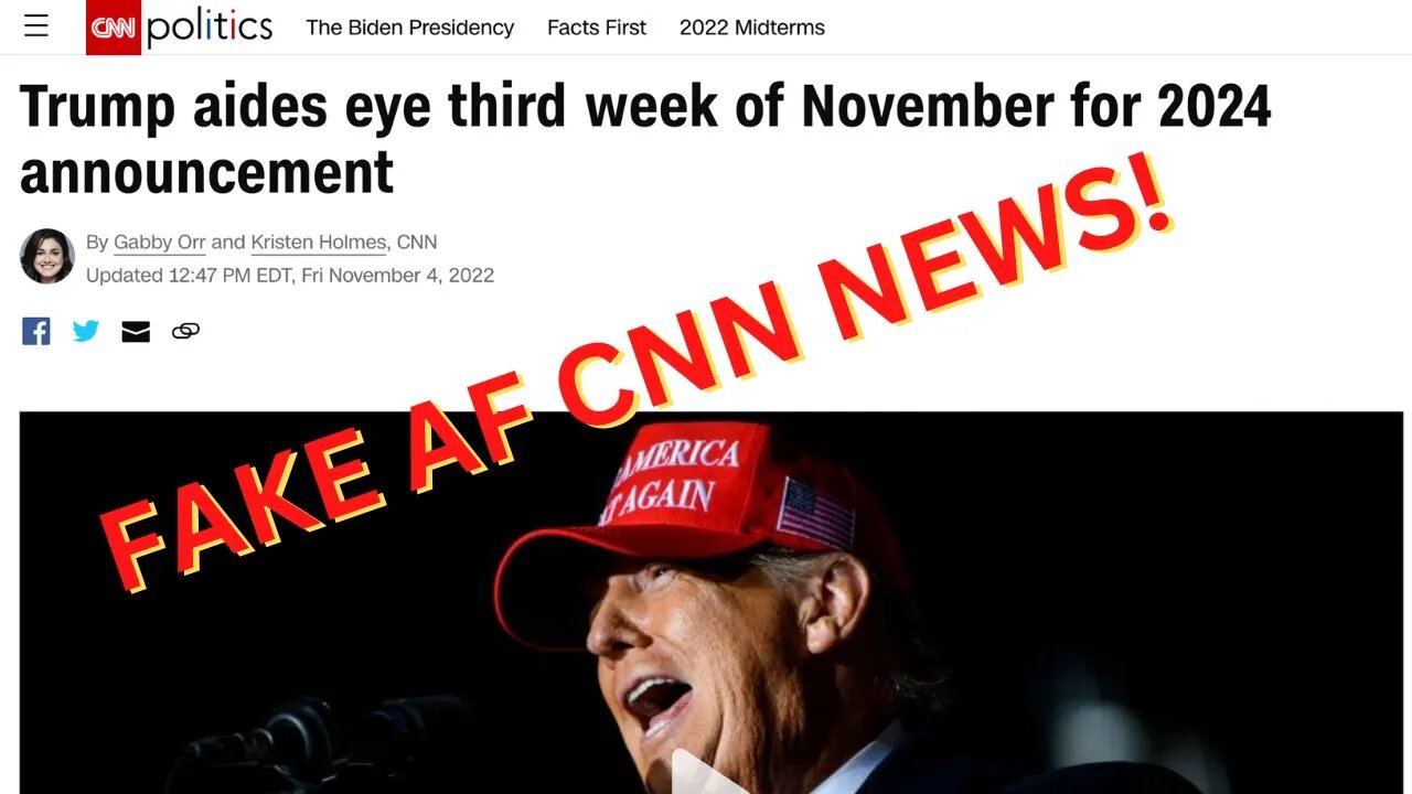 FAKE AF NEWS CNN!!!