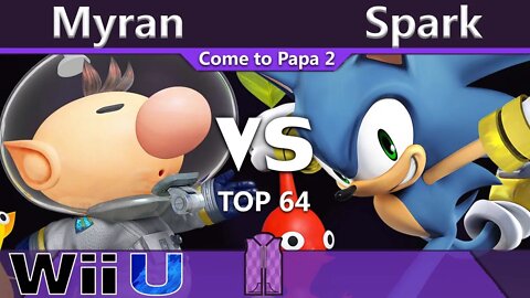 Myran (Olimar) vs. Instinct Spark (Sonic) - Wii U Top 64 - CTP2