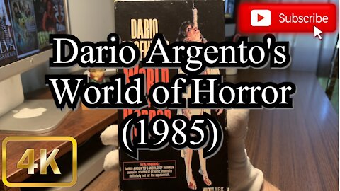 the[VHS]inspector [0014] 'Dario Argento's World of Horror' (1985) VHS [#darioargentosworldofhorror]