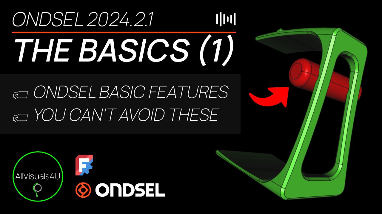 ⏱ TIMELAPSE ⚠ Features You CANNOT Avoid In Ondsel & FreeCAD - Ondsel Tutorial - Free 3D CAD Software