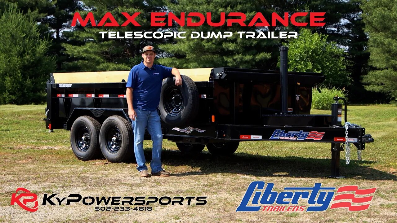 Liberty Trailers Max Endurance Telescoping Dump Trailer