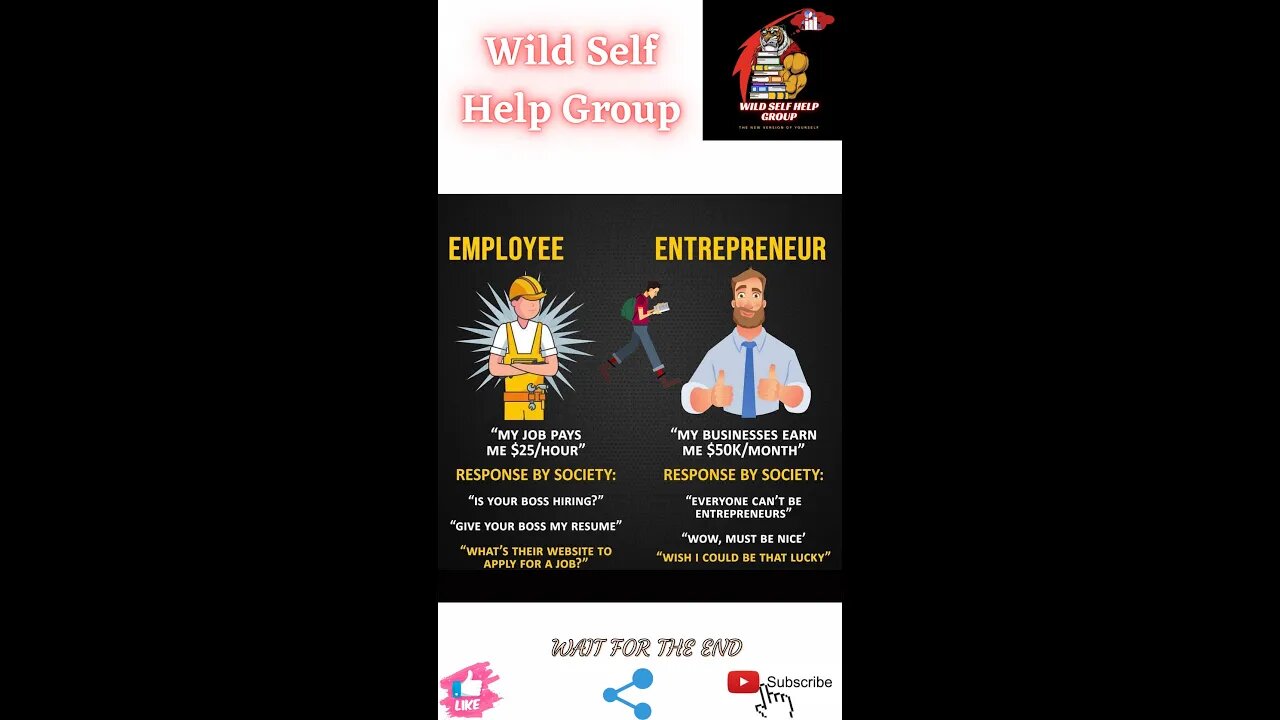 🔥Employee vs entrepreneur🔥#shorts🔥#motivation🔥#wildselfhelpgroup🔥15 march 2022🔥