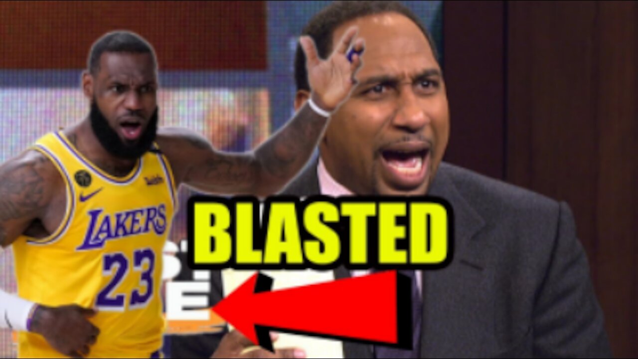 Stephen A Smith DESTROYS Lebron James for SILENCE on VACCINES! | The WOKE eat the WOKE!