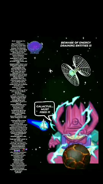 ▪︎BE AWARE OF THE ENERGY DRAINING ENTITIES▪︎