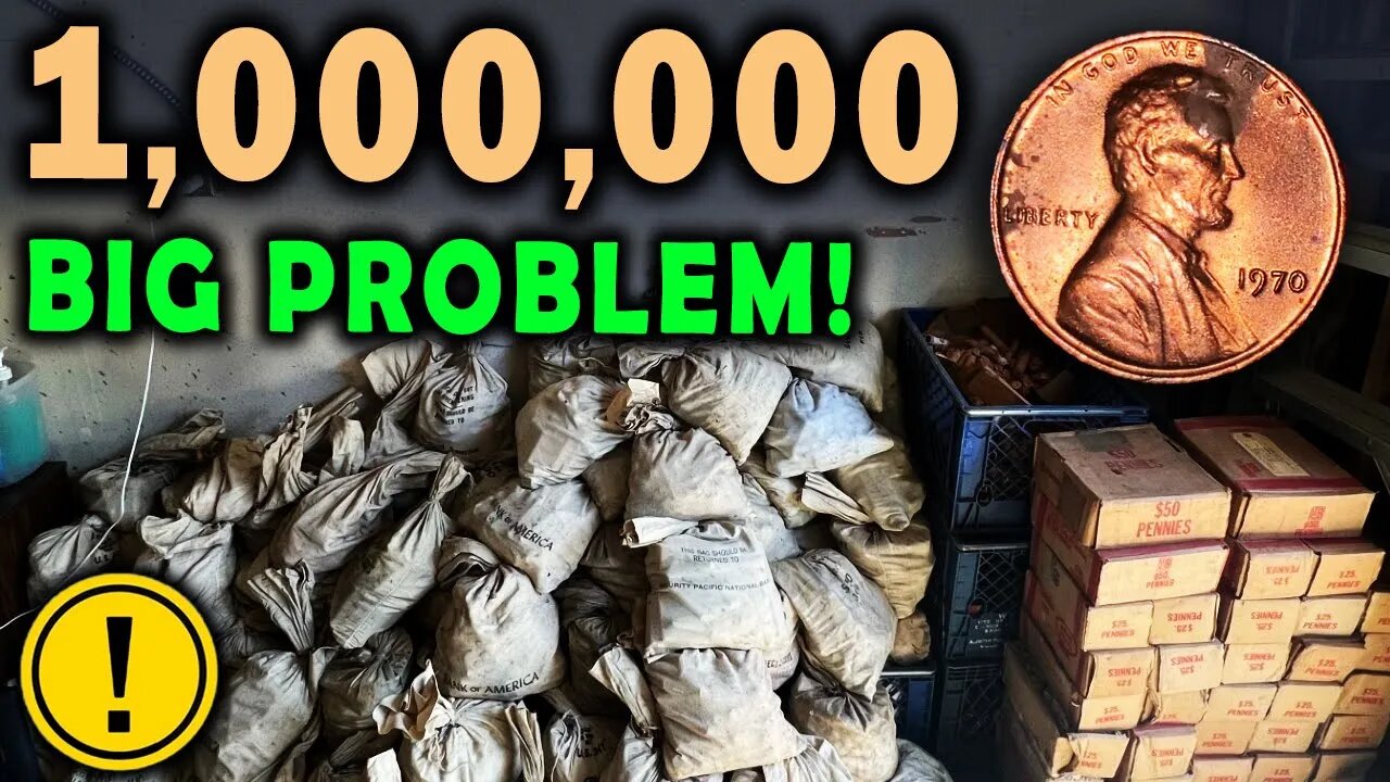 Over 1 Million Pennies Found In A Basement! But, There's A Problem!