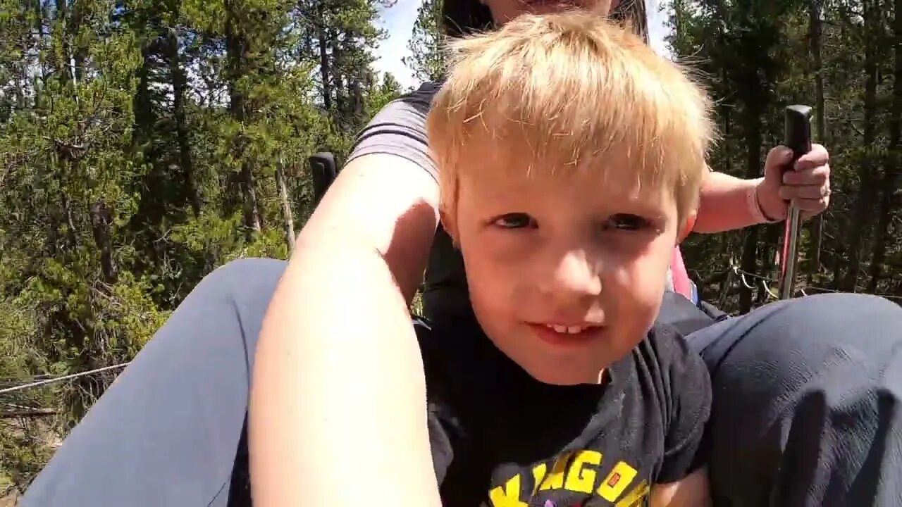 Mountain Coaster at Copper Mountain, CO - Luke and Kim - June '22