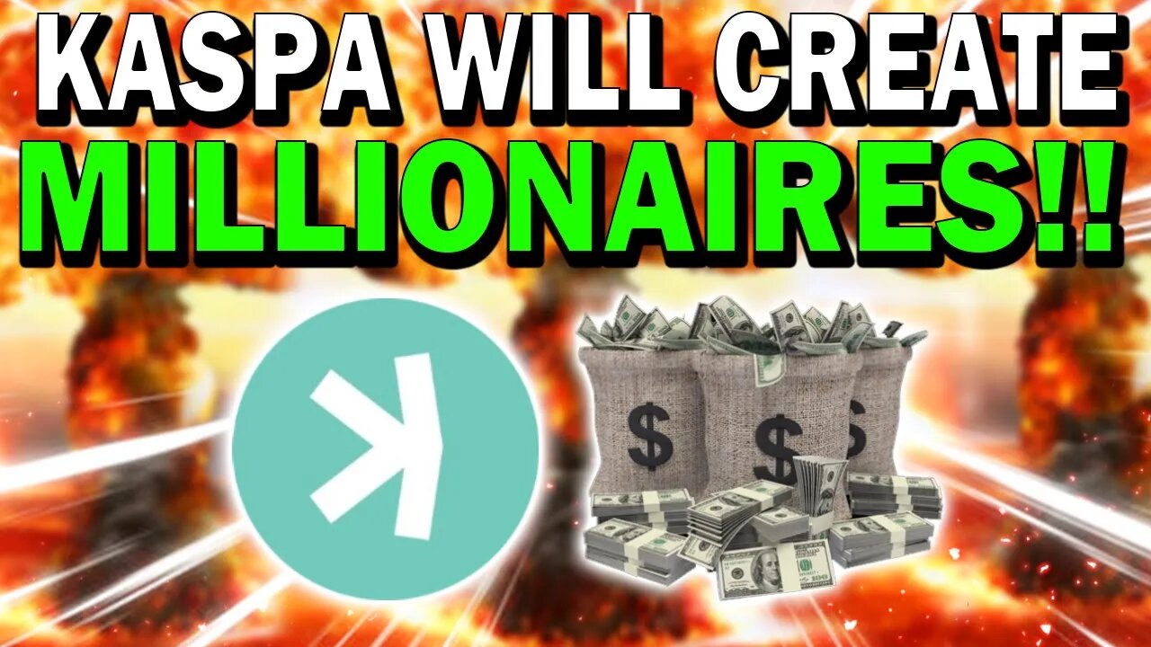 KASPA CRYPTO WILL CREATE MILLIONAIRES!! NEXT 100X!! $KAS $MATIC $ETH