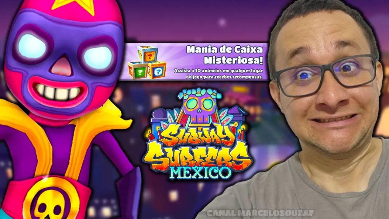 Subway Surfers Halloween 2022 no Mexico com Mania de Caixa Misteriosa