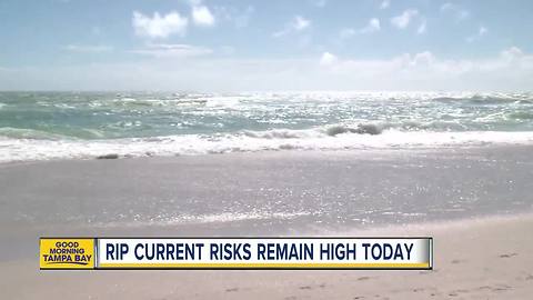 Officials warn beach goers of rip currents